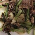 aki0204's cooksnap of when they made 栄養満点！丸ごと蕪と豚肉のニンニク塩炒め.