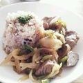 みっくママ's cooksnap of when they made 風味を楽しむ、わさび醤油のラムステーキ♪.