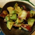 ばたみそーぱん☆'s cooksnap of when they made タコとアボガドのわさび醤油あえ.