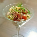 ririkkuma's cooksnap of when they made まぐろと梅とチーズの和え物.