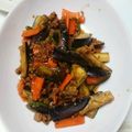 Mimosa_416's cooksnap of when they made すぐできる♪ナスとピーマンのひき肉炒め.