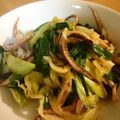 ゆごgogo's cooksnap of when they made 簡単◆イカ下足・ニラ・キムチ和え◆節約.