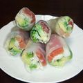 ヒルネコ３'s cooksnap of when they made マグロとアボカドの生春巻き.