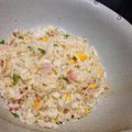 h0shi's cooksnap of when they made ✽我が家のパラパラチャーハン✽.