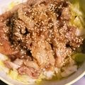 クックHFZ347☆'s cooksnap of when they made 豚唐丼（とんからどん）甘酢ダレ♪.