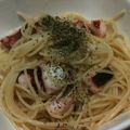 homsa's cooksnap of when they made タコのペペロンチーノ.