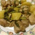 クック0ZH0A0☆'s cooksnap of when they made ちんげん菜 鶏モモ じゃが 炒め.