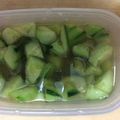 クックFESITI☆'s cooksnap of when they made きゅうりカンタン～梅干しと塩レモン.