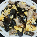 Vちぇりー's cooksnap of when they made 木耳(きくらげ)と豚肉の卵炒め(木须肉).