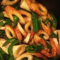 クックBDHPR8☆'s cooksnap of when they made 調味料２つ！ピーマンとちくわの甘辛炒め.