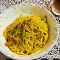 ★fuuchan★'s cooksnap of when they made 牛乳でほっくりかぼちゃのポタージュパスタ.
