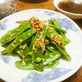 メルティローズ's cooksnap of when they made ☆簡単！スナップえんどうの胡麻和え☆.