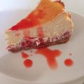 jaime80's cooksnap of when they made たっぷりいちごの♡ベイクドチーズケーキ.