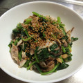 クックA3QR3S☆'s cooksnap of when they made アジの干物とほうれん草のごま和え.