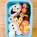 なぎきち's cooksnap of when they made アナと雪の女王☃﻿オラフのキャラ弁♥︎.