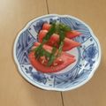 きらり流れ星's cooksnap of when they made トマトと大葉のピリ辛和え.
