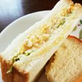 シビシビさん's cooksnap of when they made 朝食やブランチに☆レンジで豆腐卵サンド★.