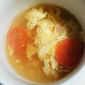 crystaI's cooksnap of when they made チキンストック/チキンブロス.