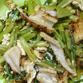 大森ヨーグルト's cooksnap of when they made 小松菜と竹輪のごま油炒め.