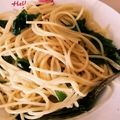 まみむむむむ's cooksnap of when they made ワカメとマヨネーズのパスタ.