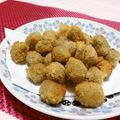赤い電話's cooksnap of when they made ワインのお供に☆オリーブの肉詰め　衣揚げ.