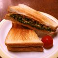 よよっち♪'s cooksnap of when they made きゅうりの粒マスタードサンド.