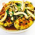 Ayakita。's cooksnap of when they made キノコあんかけ豆腐ハンバーグ.