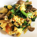 kunkun_cha's cooksnap of when they made 簡単で栄養満点☆小松菜と玉子の炒め物.