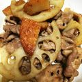 cyndy84's cooksnap of when they made レンコン・さつま揚げ・豚肉の甘辛炒め.