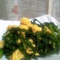 maruru-nn's cooksnap of when they made 春菊のふんわり卵いため.