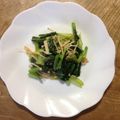 necoronda's cooksnap of when they made 小松菜のにんにく炒め.