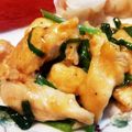 雄美ママ's cooksnap of when they made ニラとササミのオイマヨ炒め.
