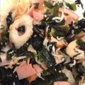 zipnzippy's cooksnap of when they made ワカメ＆しらす＆ちくわ✿ナムル風.