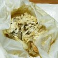 Coo1215's cooksnap of when they made サーモンの生クリームソース紙包み蒸し.