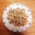 ♡奈津亜♡'s cooksnap of when they made 豚バラ柚葱塩だれ炒め.