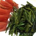 クック7JU1ZT☆'s cooksnap of when they made 空心菜炒め.