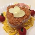 my7033's cooksnap of when they made プチケーキスシ☆記念日ディナー.