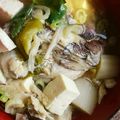 saddlebag's cooksnap of when they made 母の味！鯛のあら煮.
