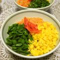 時花菜's cooksnap of when they made 三色丼.