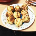 にょろ。。's cooksnap of when they made ☆たこ焼き機deひとくちﾁｮｺｶｽﾃﾗ☆.