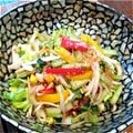 mahochan1's cooksnap of when they made 簡単！セロリとカニかまのサラダ.