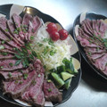 まめしばワンコ's cooksnap of when they made 牛のたたき.