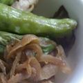 ☆なちょちょ★'s cooksnap of when they made 豚肉とししとうの甘辛炒め.
