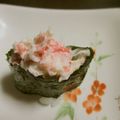 39tomo7's cooksnap of when they made 再現　回転寿司の美味サラダ軍艦　バカ貝で.
