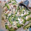 yuki33333's cooksnap of when they made ゴーヤの豆腐とトマトの梅おかか和え♪.