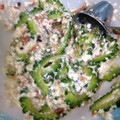 yuki33333's cooksnap of when they made ゴーヤの豆腐とトマトの梅おかか和え♪.