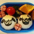 よしまなけい's cooksnap of when they made キャラ弁♡ひつじのショーン.