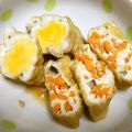 だれんしゃん's cooksnap of when they made ジューシー♫簡単！海老と野菜の豆腐巾着☆.