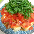 エルミー☆'s cooksnap of when they made ガス不要！男の厚揚げ＠トマキムチーズのせ.