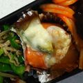 ◎ちゃ太郎◎'s cooksnap of when they made かぼちゃの煮物で☆マヨ粒マスチーズ焼き.